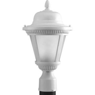 Progress Lighting Westport Collection 1 Light White LED Post Lantern P5445 3030K9