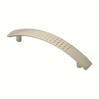 Siro Designs 3 3/4 in Center To Center Matte Nickel Tech Novelle Arched Cabinet Pull