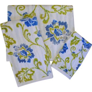 Dena Home Ikat Collection Printed 3 piece Towel Set