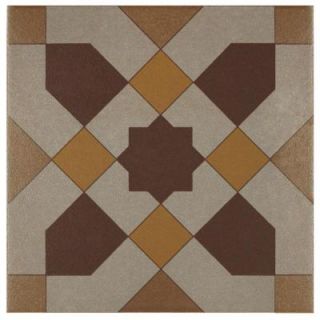 Merola Tile Cementi Quatro Geo Centro 7 in. x 7 in. Porcelain Floor and Wall Center Tile FNU7CQGC