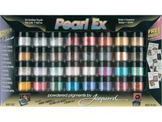 Jacquard JAC0632 Pearl Ex Powdered Pigments 3gr Jar 32/Set