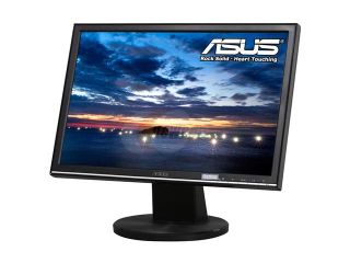 ASUS VW195TAA Black 19" 5ms Widescreen LCD Monitor 300 cd/m2 2000 :1 (ASCR) Built in Speakers