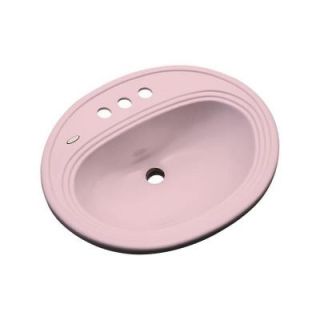 Thermocast Summit Drop In Bathroom Sink in Dusty Rose 93462