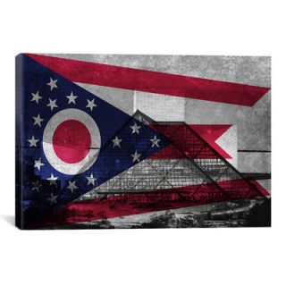 Flags Ohio Rock and Roll Hall of Fame Graphic Art on Canvas by iCanvas