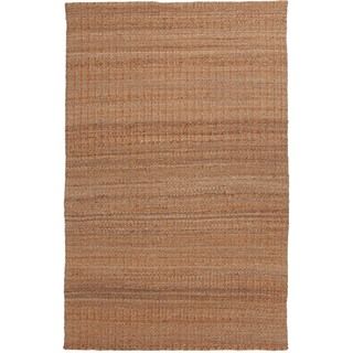 Natural Solid Jute Cotton Red Orange Rug 8 x 10 d469a83e 394e 4acd