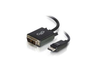 Cables To Go 54329 6FT DISPLAYPORT MALE TO SINGLE LINK DVI D MALE ADAPTER CABLE   BLACK