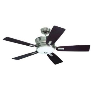 Illumine Zephyr 53 in. Indoor Brushed Steel Ceiling Fan CLI EMM030543