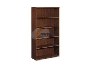 HON PC673XVXFF Park Avenue Laminate Bookcase, 5 Shelves, 36w x 13 1/8d x 66 1/8h, Shaker Cherry