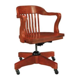 Boston Swivel Arm Chair (Light Cherry)