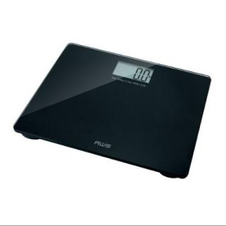 Aws Mercury Digital Bathroom Scale 440x0.2lb   440 Lb / 200 Kg Maximum Weight Capacity   Plastic   Black (imperial)