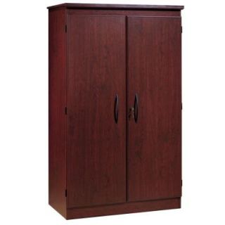 South Shore Furniture Morgan Laminate Particleboard Storage Cabinet with Shelves in Royal Cherry 7206970