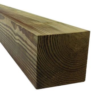 Severe Weather Pressure Treated Southern Yellow Pine Lumber (Common 6 in x 6 in x 20 ft; Actual 5.5 in x 5.5 in x 20 ft)