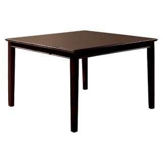 Simple Wooden Counter Dining Table   Dark Cherry