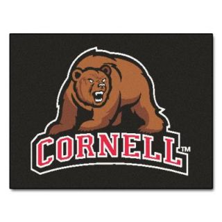 FANMATS NCAA Cornell University Black 2 ft. 10 in. x 3 ft. 9 in. Accent Rug 4477
