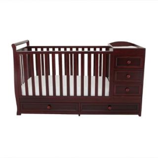 AFG Athena Daphne 3 in 1 Fixed Side Crib and Changer Combo, Choose Your Finish