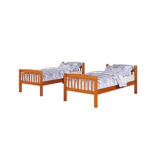 Essential Home Bunk Bed with Mattress Bundle