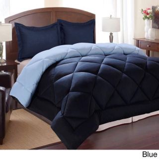 All occasions Reversible Down Alternative Diamond 3 piece Comforter