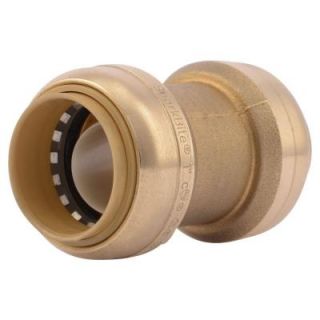 SharkBite 1 in. Brass Push To Connect Coupling U020LFA