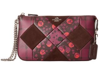 COACH Patchwork Nolita Wristlet 24 SV/Cyclamen