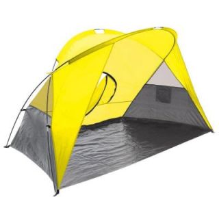 Picnic Time Cove Sun Shelter in Yellow Grey and Silver 112 00 181 000 0