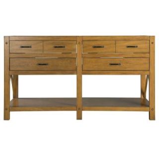 Home Decorators Collection Avondale 60 in. Vanity Cabinet Only in Weathered Pine AVHOS6022