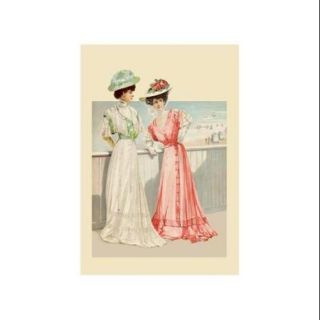 Ladies By The Sea Print (Canvas 20x30)