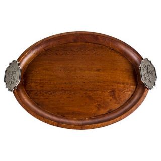 Thirstystone Come Gather At Our Table Oval Wood Tray