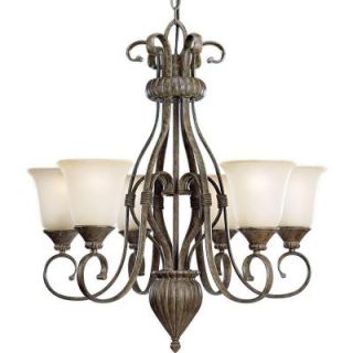 Progress Lighting Maison Orleans Collection 6 Light Fieldstone Chandelier P4374 87