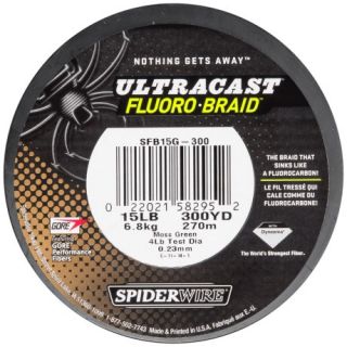 Spiderwire Ultracast Fluoro Braid Fishing Line   300 yds. 9783P 39