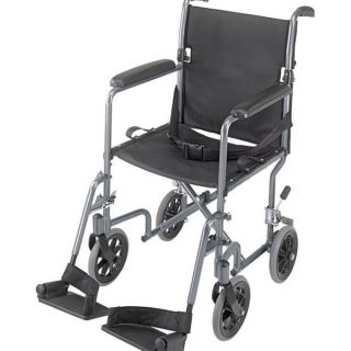 Mabis Ultra Lightweight Titanium Aluminum Transport Chair   13196969
