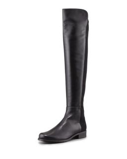 Stuart Weitzman 50/50 Narrow Napa Stretch Over the Knee Boot, Black