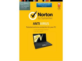 Symantec Norton Antivirus 2014   3 PCs 