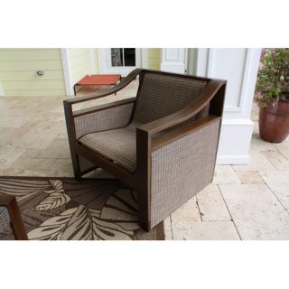 Hospitality Rattan Venetian Sling Patio Lounge Chair