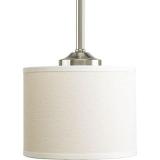 Progress Lighting Inspire Collection 1 Light Brushed Nickel Mini Pendant P5065 09