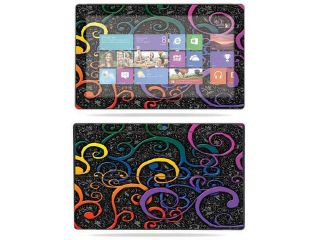 Mightyskins Protective Skin Decal Cover for Microsoft Surface RT Tablet 10.6" screen wrap sticker skins Color Swirls