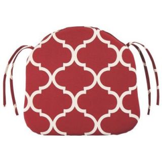 Home Decorators Collection Landview Cherry Outdoor Dining Chair Cushion 1572920160