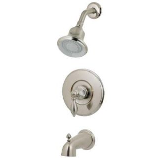 Pfister Catalina Single Handle Tub and Shower Faucet Trim Kit in Brushed Nickel (Valve Not Included) R89 8EBK