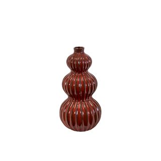 Small Burgundy Ceramic Vase  ™ Shopping