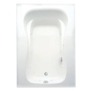 Aquatic Marratta 5 ft. Right Drain Acrylic Whirlpool Bath Tub in White 826541921877