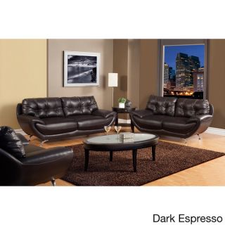 Furniture of America Volosi Leatherette 2 piece Sofa Set