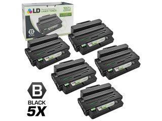 LD © Compatible Replacements for Dell 593 BBBJ Set of 3 Black Laser Toner Cartridges for use in Dell Multi Function B2375dfw, and B2375dnf Printers