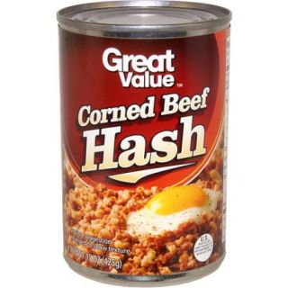 Great Value Corned Beef Hash, 15 oz
