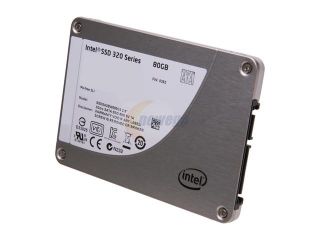 Intel 320 Series 2.5" 80GB SATA II MLC Internal Solid State Drive (SSD) SSDSA2BW080G301