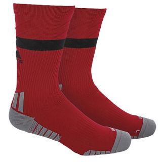 adidas Traxion Premier Crew Socks   Soccer   Accessories   Power Red/Black/Light Onix