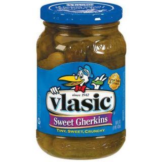 Vlasic Sweet Gherkins Pickles 16 Fl Oz Jar