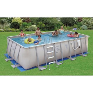 ProSeries Rectangular 12' x 24' x 52" Deep Metal Frame Swimming Pool
