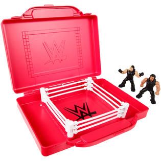WWE Mighty Minis Portable Ring Playset   Toys & Games   Action Figures