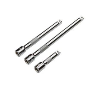 TEKTON 3 Piece 3/8 in. Drive Extension Bar Set (3, 6, 8 in.) 1601