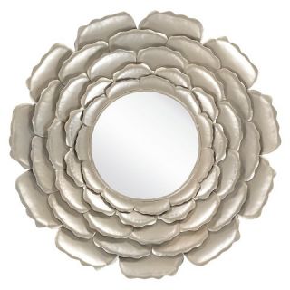 Surya Light Silver Wall Mirror