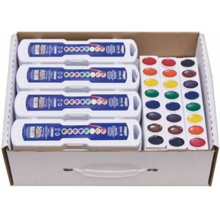 Dixon Ticonderoga 08020 Professional Watercolors, 8 Assorted Colors,Masterpack, 36/Set